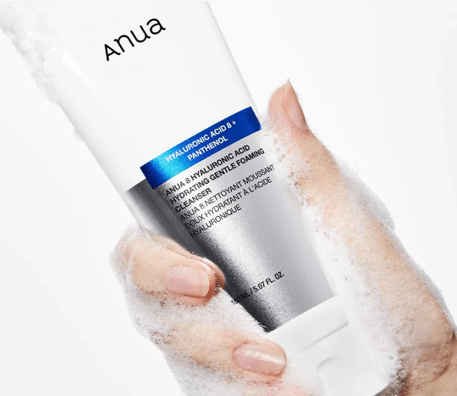 Anua 8 Hyaluronic Acid Hydrating Gentle Foaming Cleanser