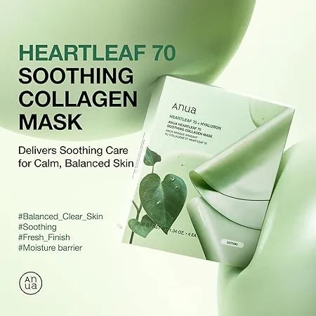 Anua Heartleaf 70% Daily Pollution Calming Mask