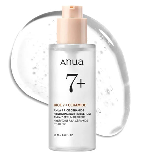 Anua 7 Rice Ceramide Hydrating Barrier Serum — Deep Moisture & Skin Repair 50ml