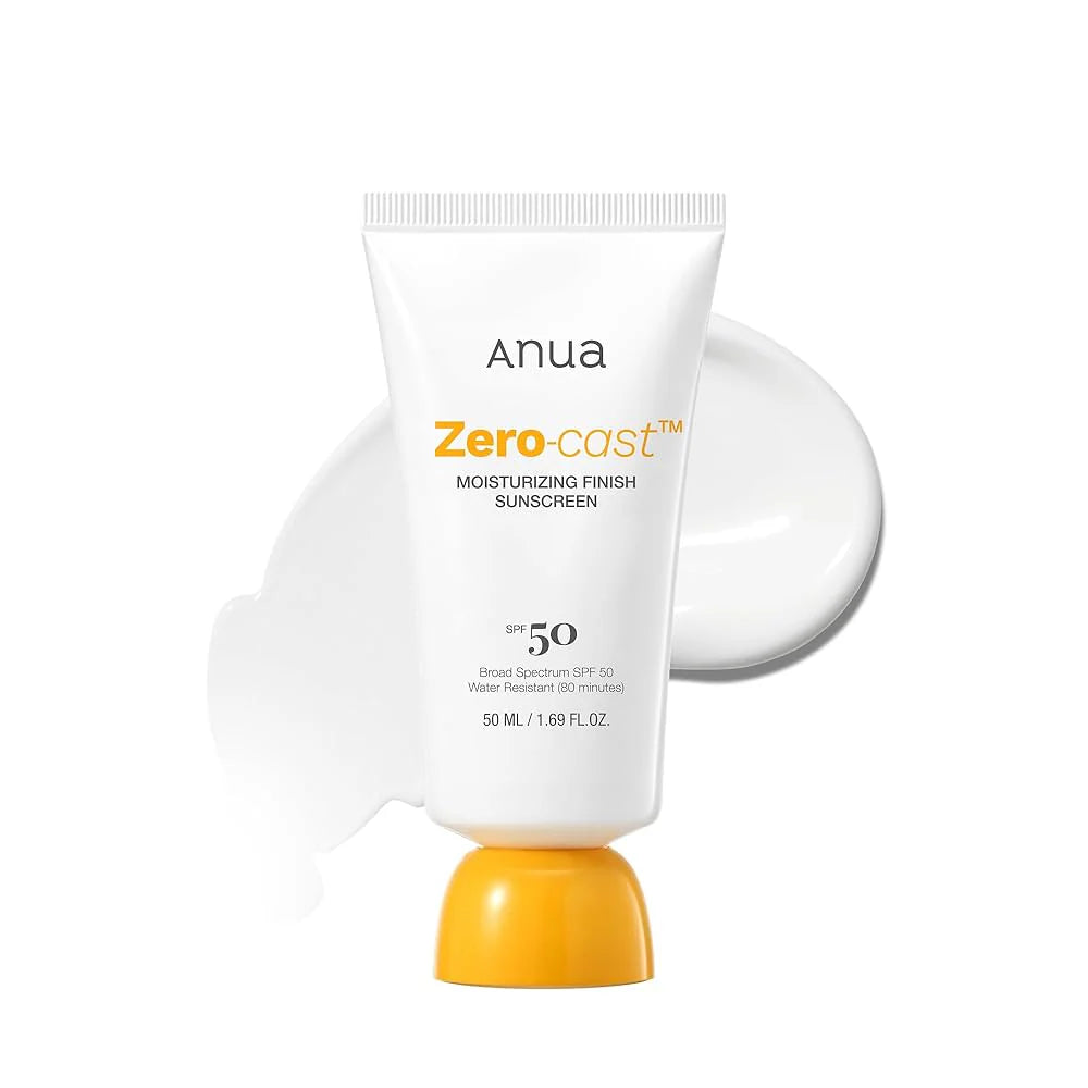 Anua Zero-Cast Moisturizing Finish Sunscreen SPF 50+ PA++++