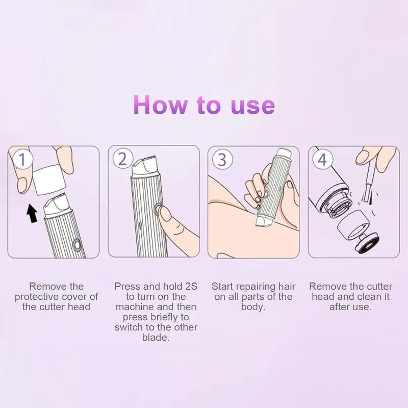 Double Head Electric Shaver