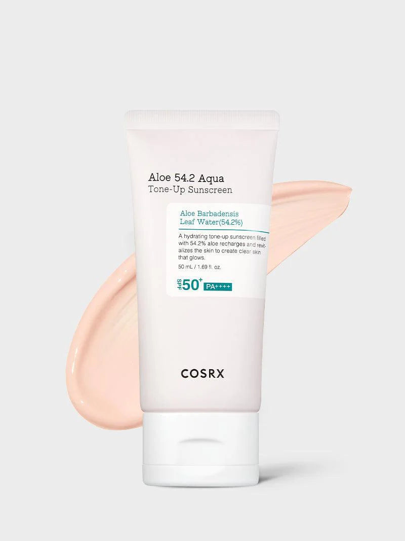 COSRX Aloe 54.2 Aqua Tone-Up Sunscreen SPF50+ PA++++ - Hydrating Tone-Up Sun Protection