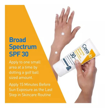 واقي الشمس المعدني المرطب من سيرافي بعامل حماية من الشمس 30 للجسم