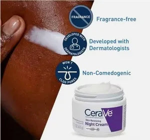CeraVe Skin Renewing Night Cream Peptide