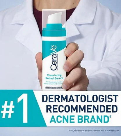CeraVe Resurfacing Retinol Serum - Post-Acne Marks & Pores Treatment