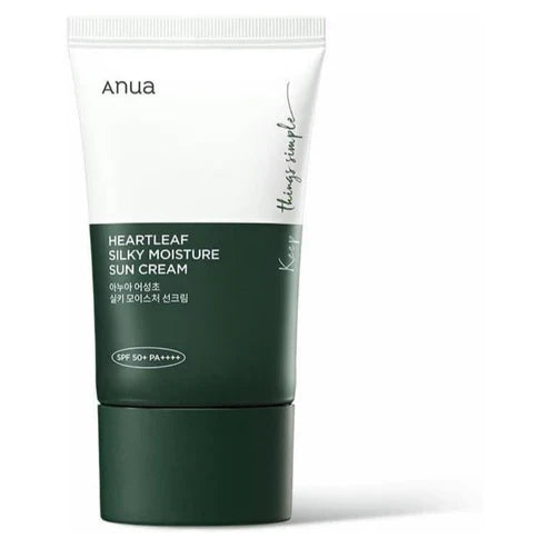Anua Heartleaf Silky Moisture Sun Cream SPF 50+ PA++++