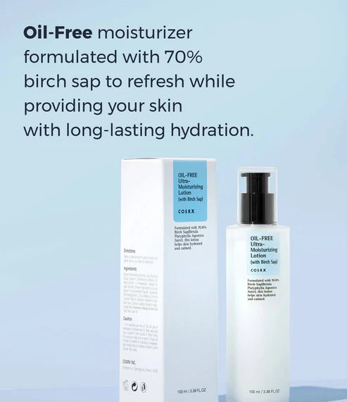 COSRX Oil-Free Ultra-Moisturizing Lotion with Birch Sap